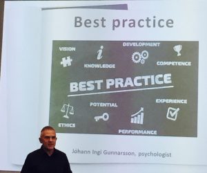 Was ist BEST PRACTICE? Johann Ingi Gunnarson erklärte, was Sportpsychologie für ihn ausmacht. © privat