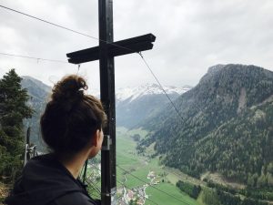 Die Aussicht am Ziel brachte ich ordentlich zum staunen!