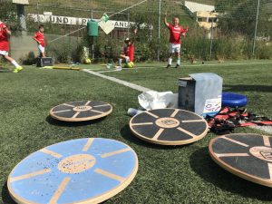 Auch Gehirnjogging gehörte zu den Aufgaben der Kids. © Intersport Fussballcamp